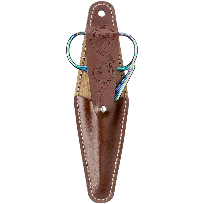 Scissor Case Needlecraft Kit - Leather Scissor Case Wonderland Crafts Scissor Cases - HobbyJobby