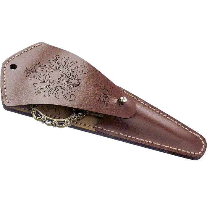 Scissor Case Needlecraft Kit - Leather Scissor Case Wonderland Crafts Scissor Cases - HobbyJobby