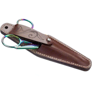 Scissor Case Needlecraft Kit - Leather Scissor Case Wonderland Crafts Scissor Cases - HobbyJobby