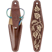 Scissor Case Needlecraft Kit - Leather Scissor Case Wonderland Crafts Scissor Cases - HobbyJobby