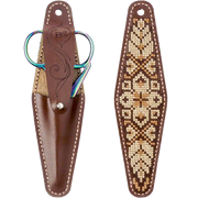 Scissor Case Needlecraft Kit - Leather Scissor Case Wonderland Crafts Scissor Cases - HobbyJobby