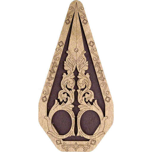 Scissor Case - Wooden Scissor Case, Storage Box for Scissors Wonderland Crafts Scissor Cases - HobbyJobby