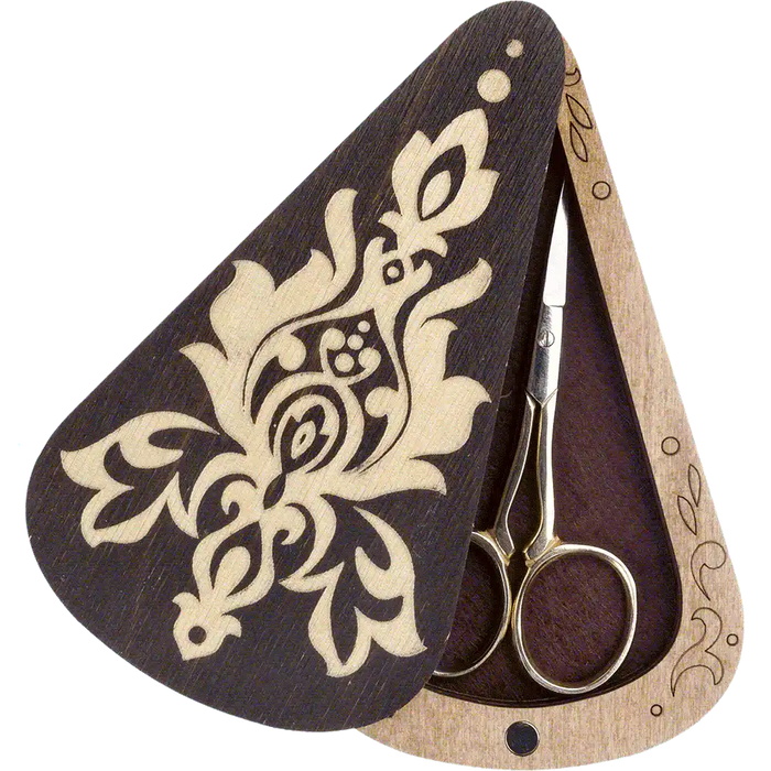 Scissor Case - Wooden Scissor Case, Storage Box for Scissors Wonderland Crafts Scissor Cases - HobbyJobby