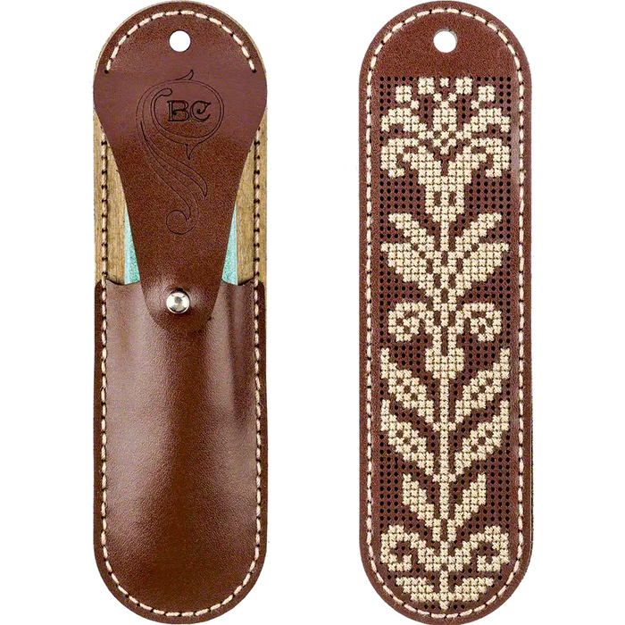 Scissor Leather Case Kit - Needlecraft Scissor Case, Scissor Holder Wonderland Crafts Scissor Cases - HobbyJobby