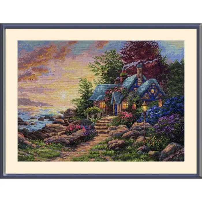 Cross Stitch Kit Merejka - SEASIDE HIDEAWAY SK165