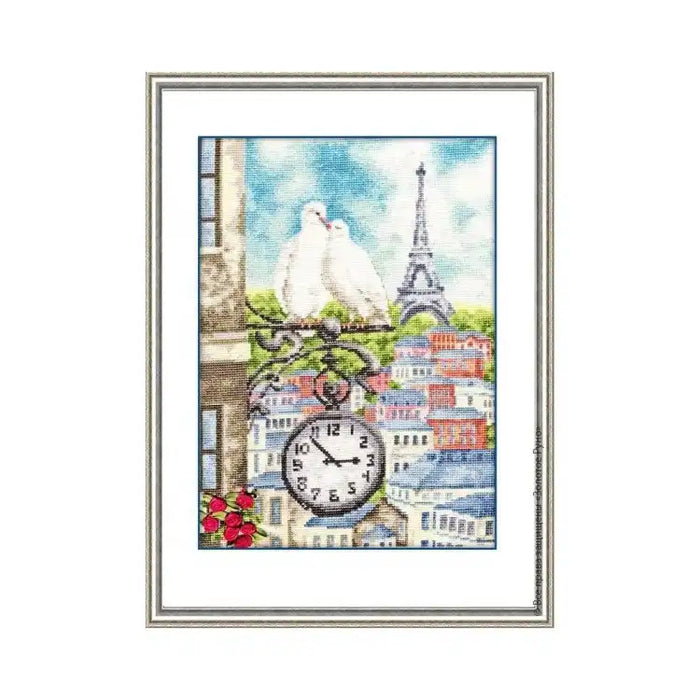 KREUZSTICHSET - FRÜHLING IN PARIS S/DL023