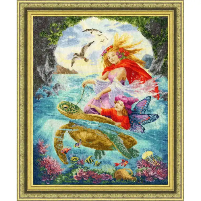 CROSS STITCH KIT - SEA FAIRIES S/F036