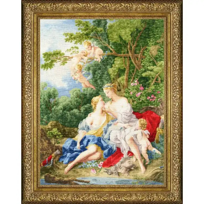 CROSS STITCH KIT - JUPITER AND CALLISTO S/MK055
