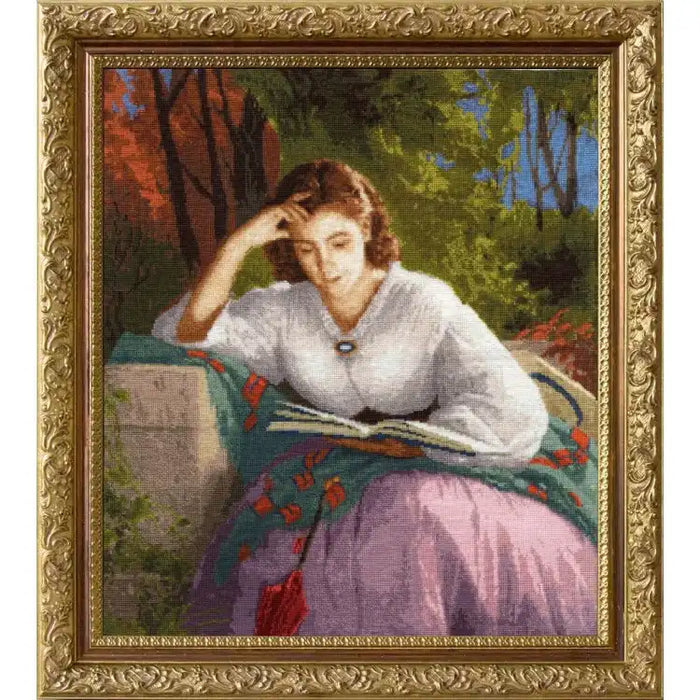 CROSS STITCH KIT - READING. PORTRAIT OF THE ARTIST'S WIFE S/MK064