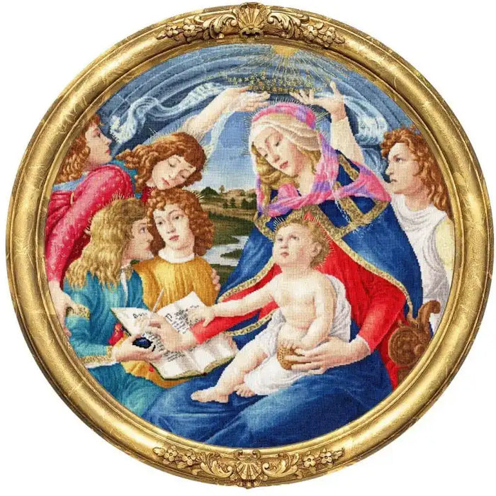 CROSS STITCH KIT - MADONNA OF THE MAGNIFICAT 1481 S/MK065