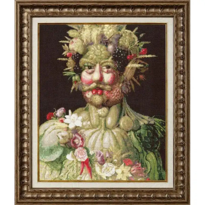 CROSS STITCH KIT - PORTRAIT OF EMPEROR RUDOLF II IN THE IMAGE OF VERTUMNUS 1590 S/MK069