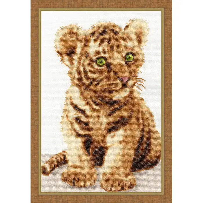 CROSS STITCH KIT - USSURIAN TIGER S/NL043