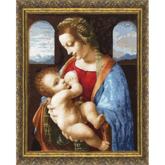 CROSS STITCH KIT - MADONNA LITTA S/PF009