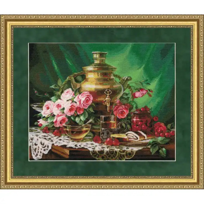 CROSS STITCH KIT - TEA WITH HONEY S/SZH046
