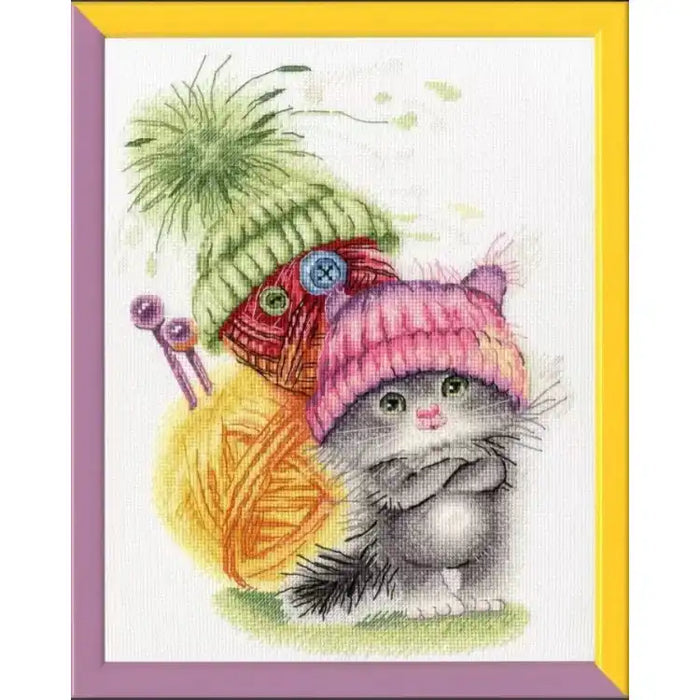 CROSS STITCH KIT - FUNNY ASSISTANT S/VK064