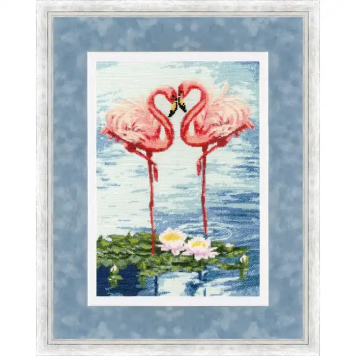 CROSS STITCH KIT - FLAMINGO DATES/Z051