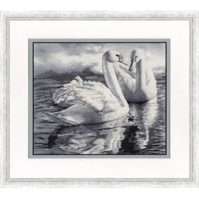 KREUZSTICHSET - ZWEI SCHWÄNE S/Z055