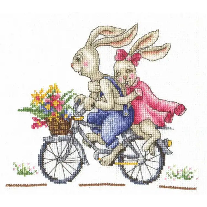 Cross Stitch Kit Andriana - BUNNIES. LIKE A WIND SANZ-42