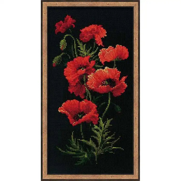 Cross Stitch Kit Riolis - POPPIES 1057