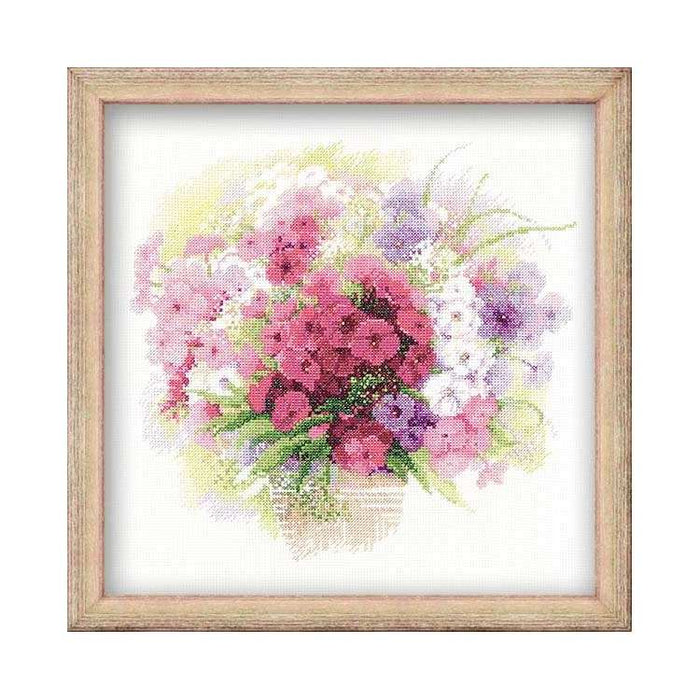 Cross Stitch Kit Riolis - WATERCOLOUR PHLOX 1069