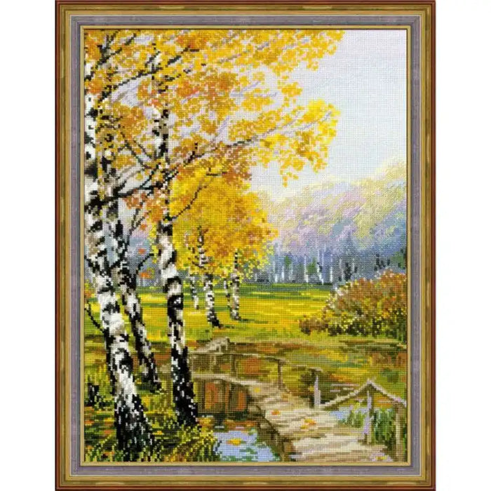Cross Stitch Kit Riolis - THE BIRCHES 1134