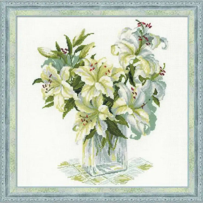 Cross Stitch Kit Riolis - WHITE LILIES 1169