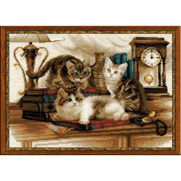 Cross Stitch Kit Riolis - FURRY FRIENDS 1247