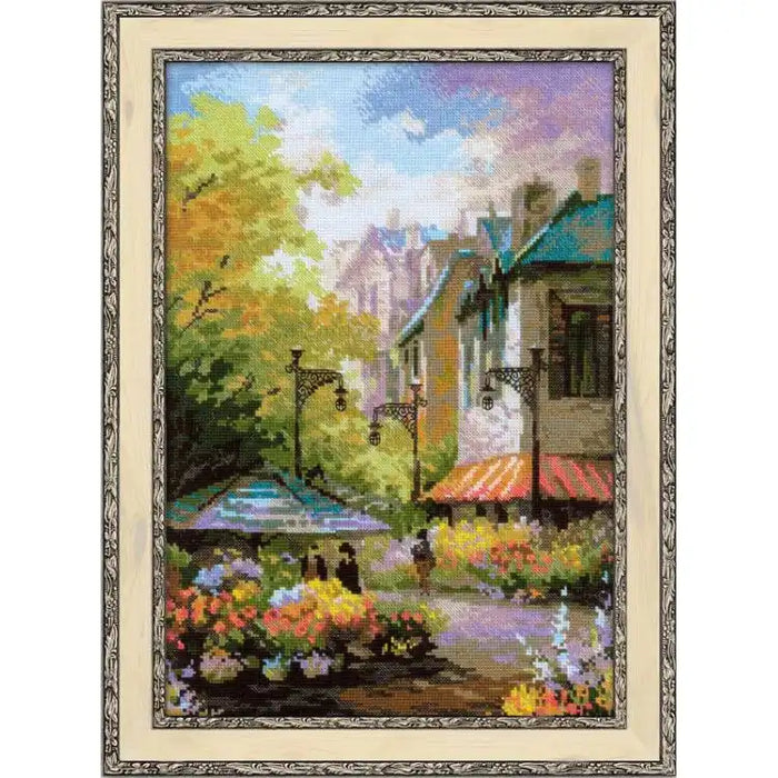 Cross Stitch Kit Riolis - FLOWER STREET 1306
