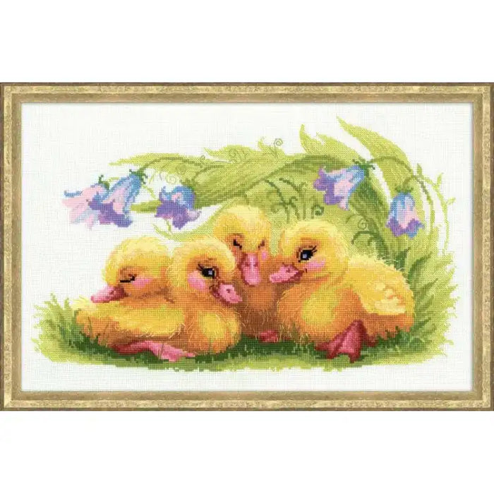 Cross Stitch Kit Riolis - FUNNY DUCKLINGS 1322