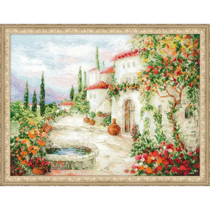 Cross Stitch Kit Riolis - AT THE FOUNTAIN 1472