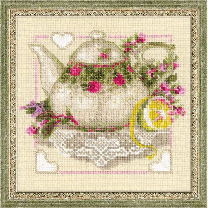 Cross Stitch Kit Riolis - TEA WITH LEMON 1477