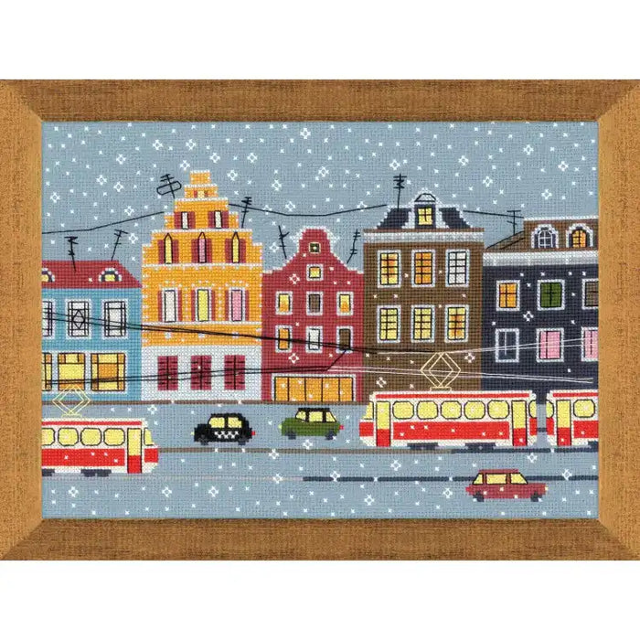 Cross Stitch Kit Riolis - TRAM ROUTE 1489