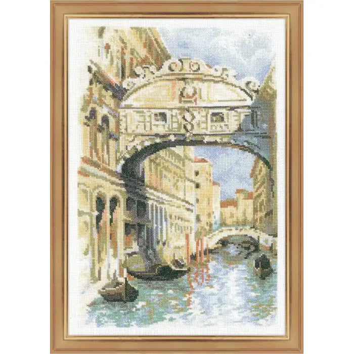 Cross Stitch Kit Riolis - VENICE. BRIDGE OF SIGHS 1552