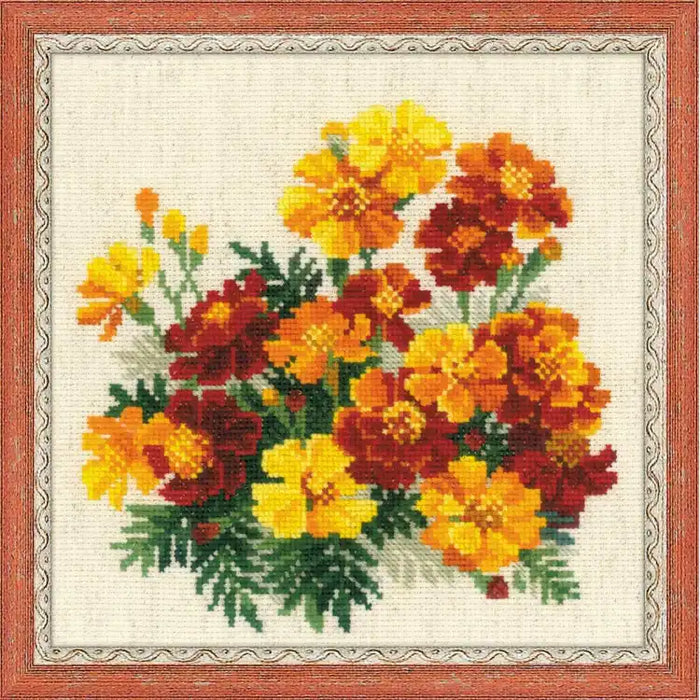 Cross Stitch Kit Riolis - MARIGOLDS 1556