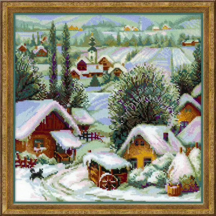 Cross Stitch Kit Riolis - SIBERIAN VILLAGE SR1670