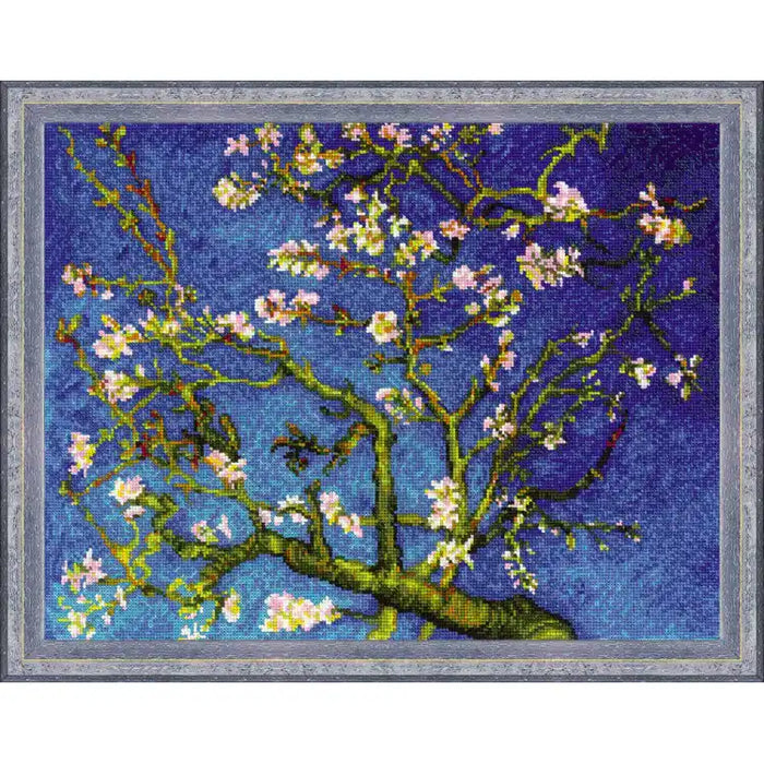 Cross Stitch Kit Riolis - ALMOND BLOSSOM AFTER V. VAN GOGH'S PAINTING SR1698