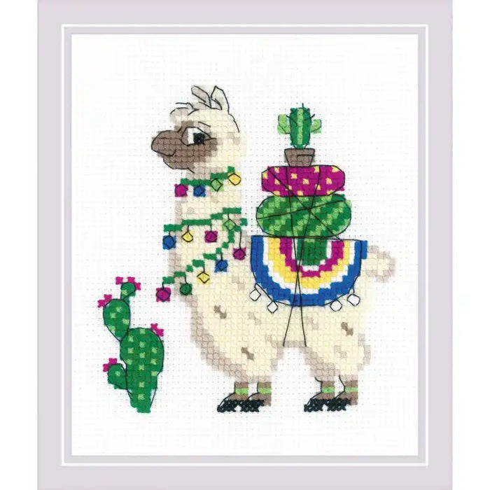 Cross Stitch Kit Riolis - LLAMA SR1787