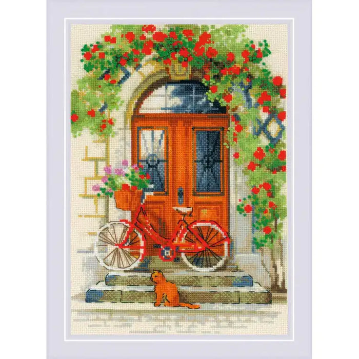 Cross Stitch Kit Riolis - ITALIAN DOOR SR1831