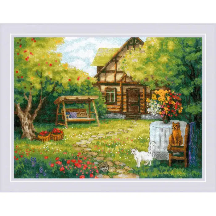 Cross Stitch Kit Riolis - COUNTRY HOUSE SR1845
