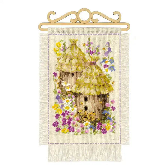 Cross Stitch Kit Riolis - COTTAGE GARDEN. SUMMER SR1847