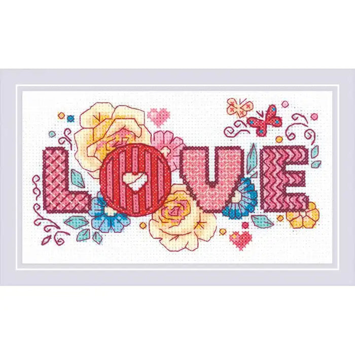 Cross Stitch Kit Riolis - LOVE SR1853