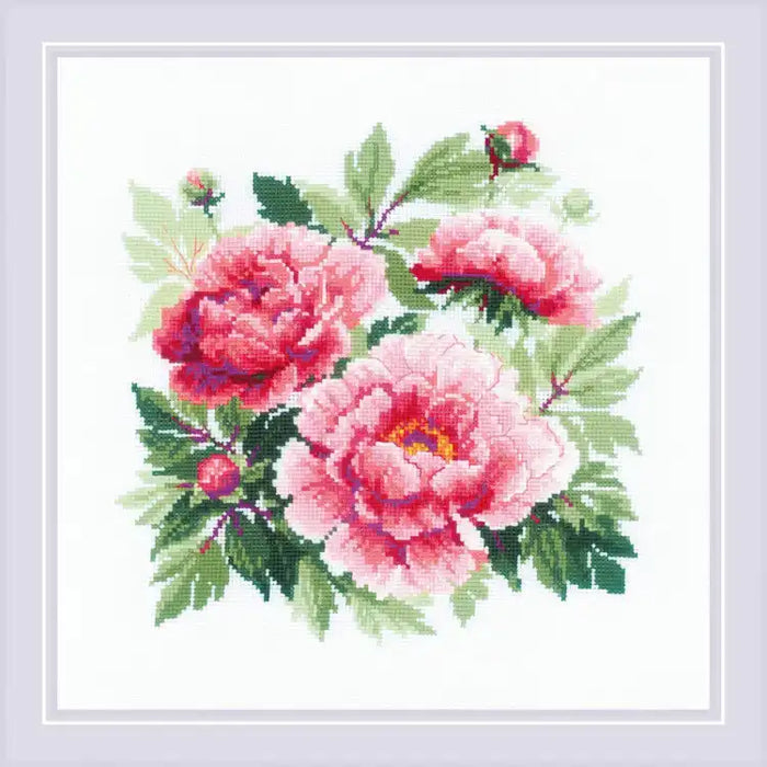 Cross Stitch Kit Riolis - TREE PEONY SR1854