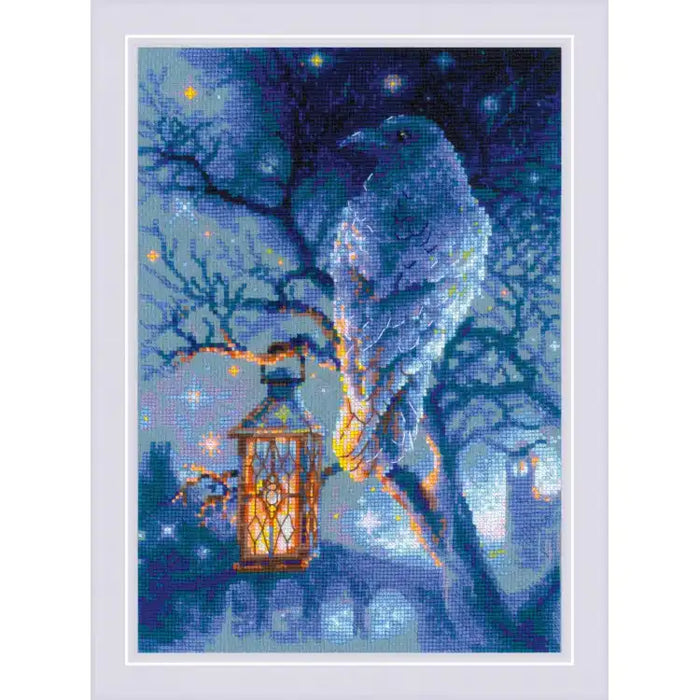 Cross Stitch Kit Riolis - WISE RAVEN SR1876