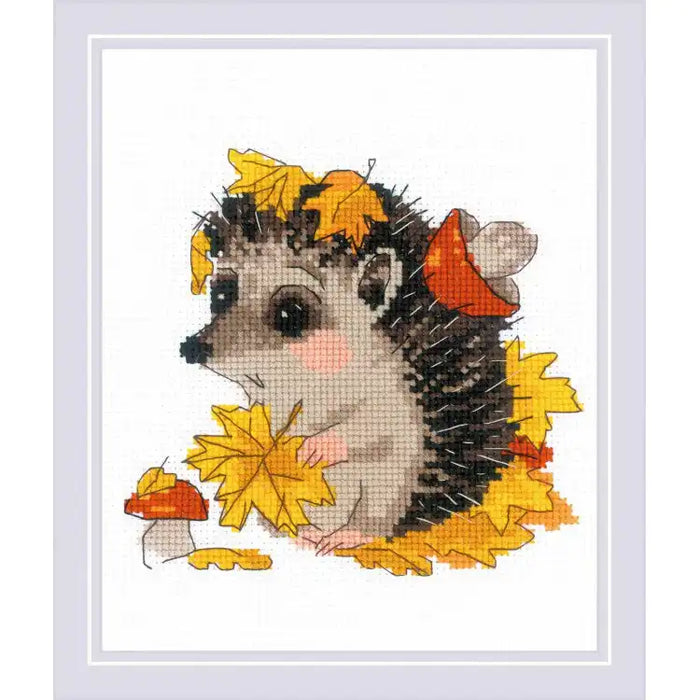 Cross Stitch Kit Riolis - THE LEAF GATHERER SR1882