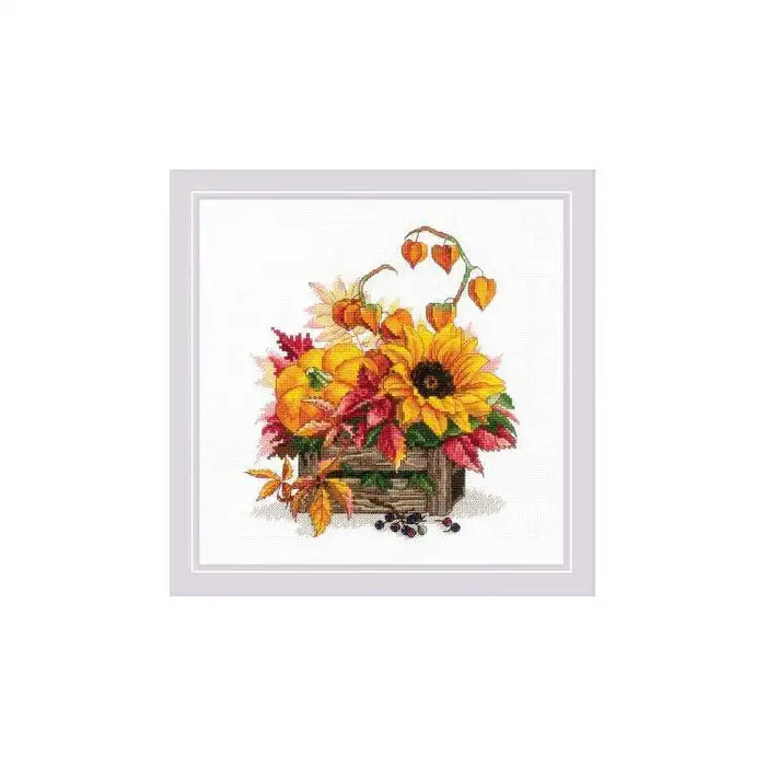 Cross Stitch Kit Riolis - HELLO AUTUMN SR2006