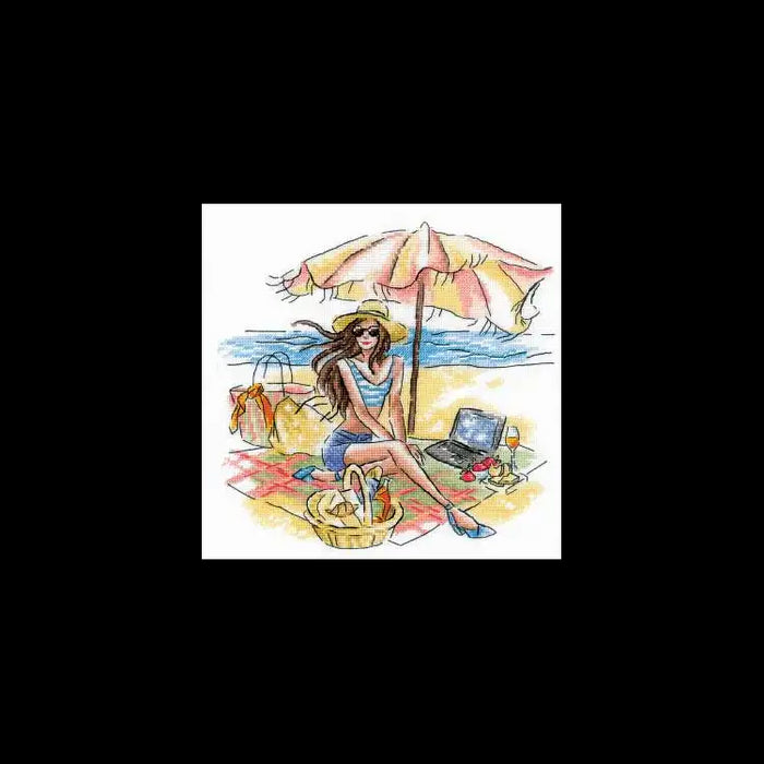 Cross Stitch Kit Riolis - BEACH VACATION SR2008