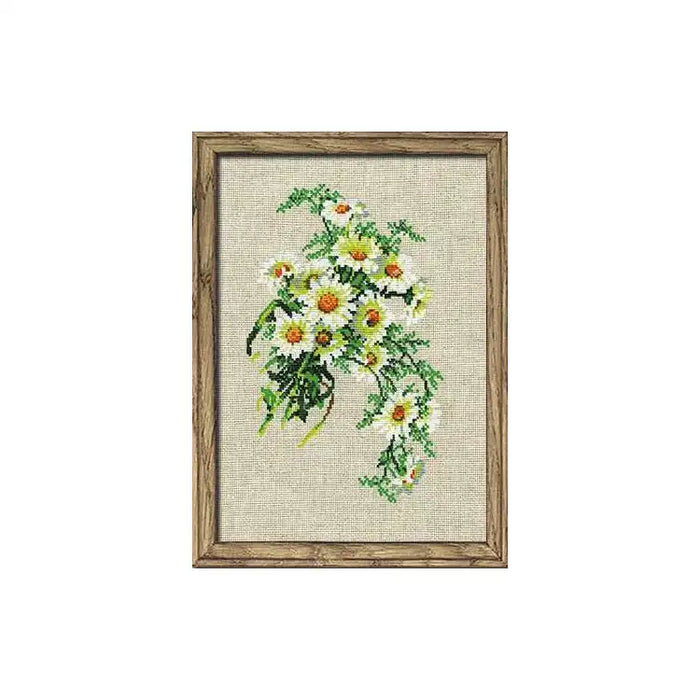 Cross Stitch Kit Riolis - BOUQUET OF CAMOMILES 582