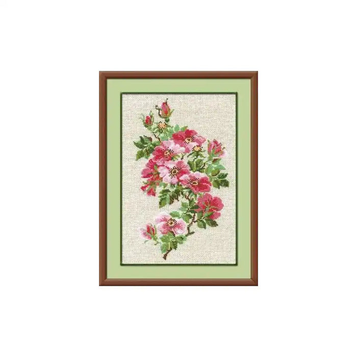 Cross Stitch Kit Riolis - MAY WILD ROSE 809