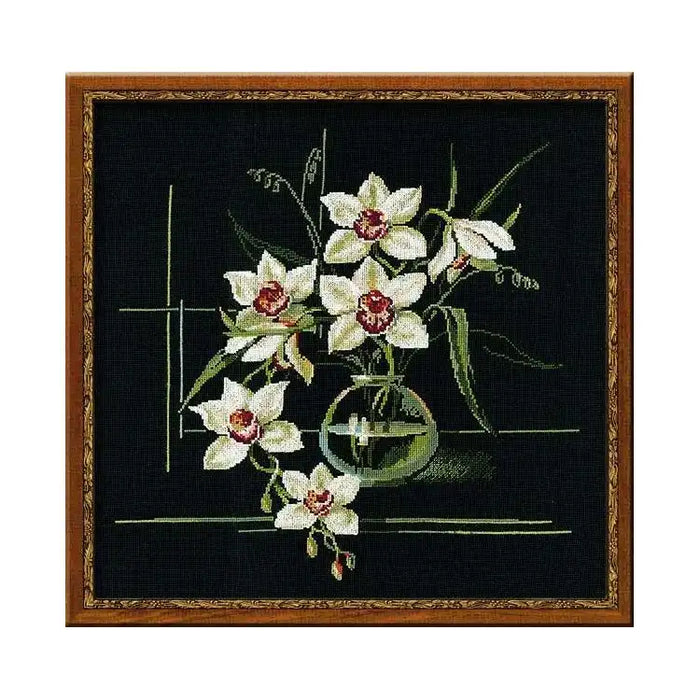 Cross Stitch Kit Riolis - WHITE ORCHID 941