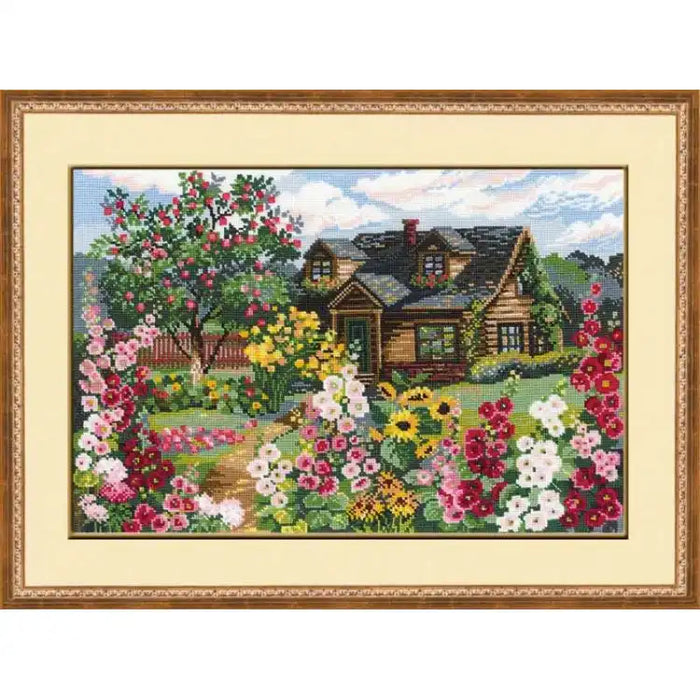Cross Stitch Kit Riolis - FLOWERING GARDEN 978